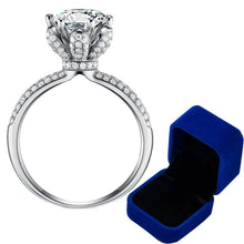 Load image into Gallery viewer, White Gold Moissanite Diamond VVS1 Bridal Ring
