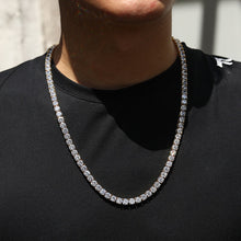 Load image into Gallery viewer, Moissanite Tennis Chain Necklace.jpg
