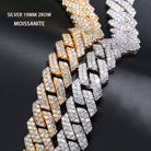 High Quality 3 Row Moissanite Diamond Necklace
