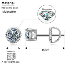 Load image into Gallery viewer, Classic Moissanite Diamond Earring

