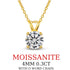 1CT Moissanite 925 Silver Necklace