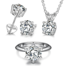 Load image into Gallery viewer, 2ct. VVS Moissanite Diamond Jewelry Set
